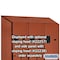 Salsbury Industries Wardrobe Locker, 45" W, 24" D, 76" H, (3) Wide, (6) Openings, Cherry 27364CHE - alternate 7
